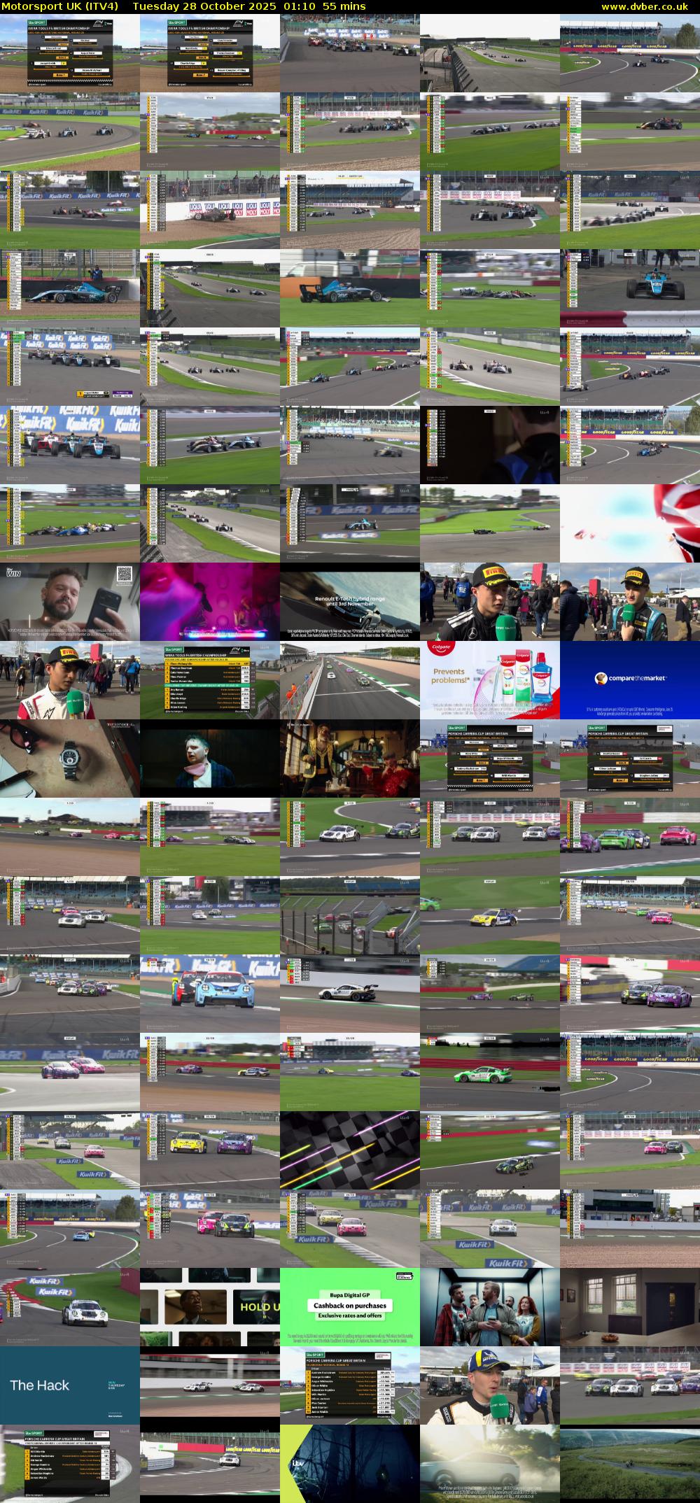 Motorsport UK (ITV4) Tuesday 28 October 2025 01:10 - 02:05