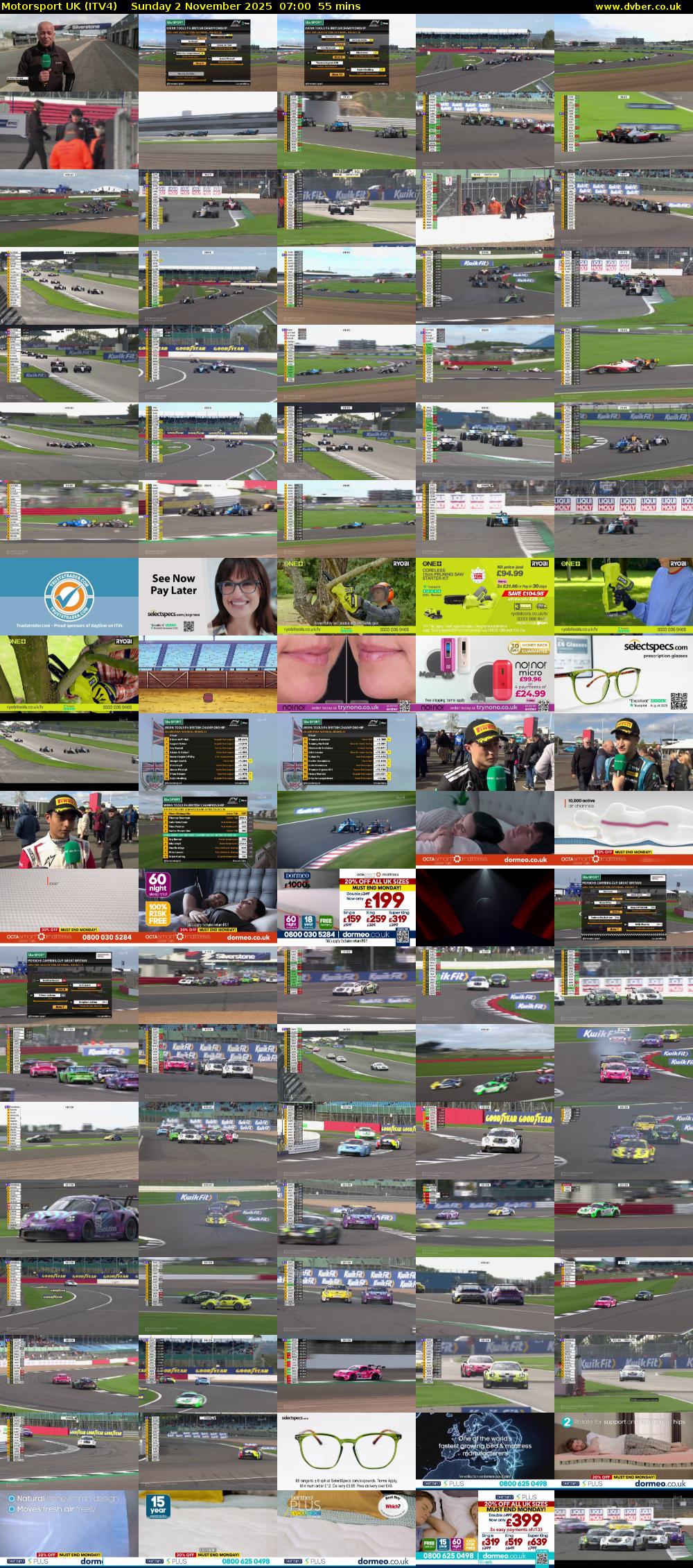 Motorsport UK (ITV4) Sunday 2 November 2025 07:00 - 07:55