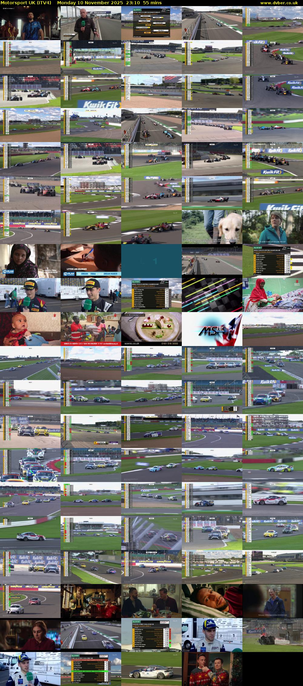 Motorsport UK (ITV4) Monday 10 November 2025 23:10 - 00:05