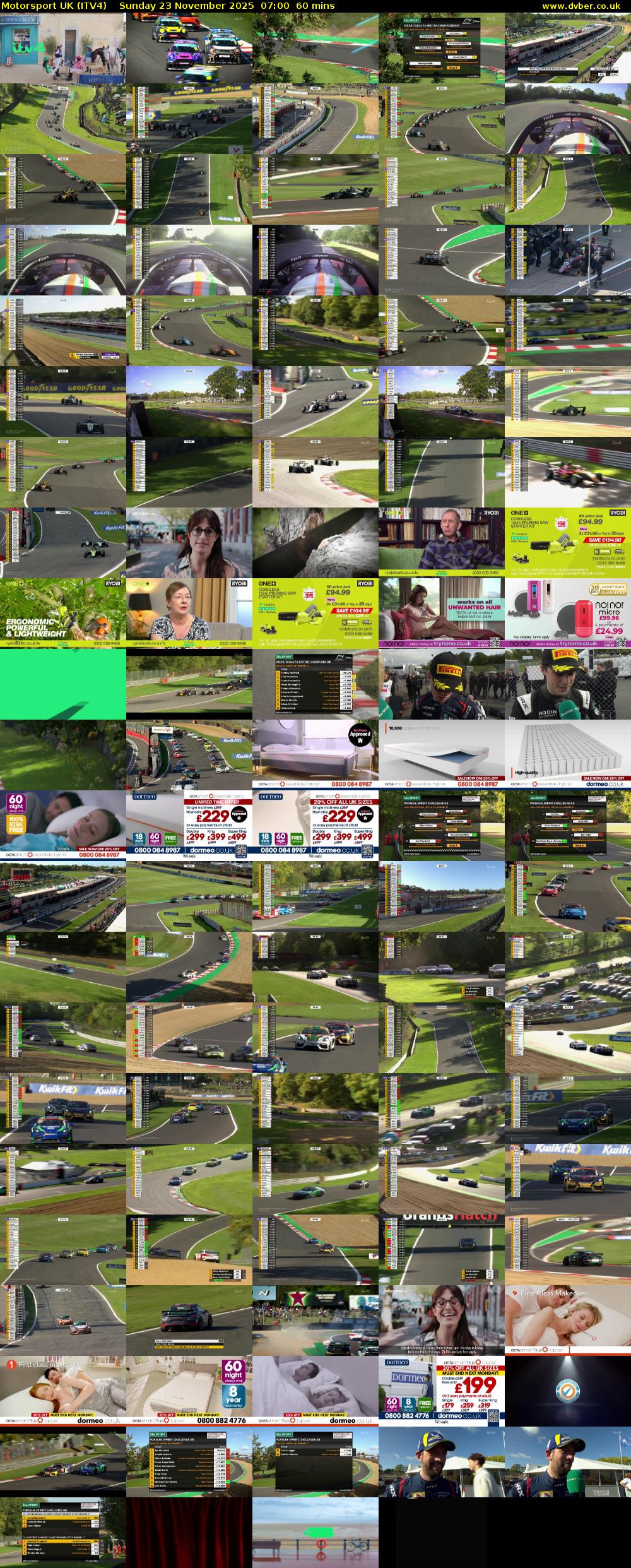 Motorsport UK (ITV4) Sunday 23 November 2025 07:00 - 08:00