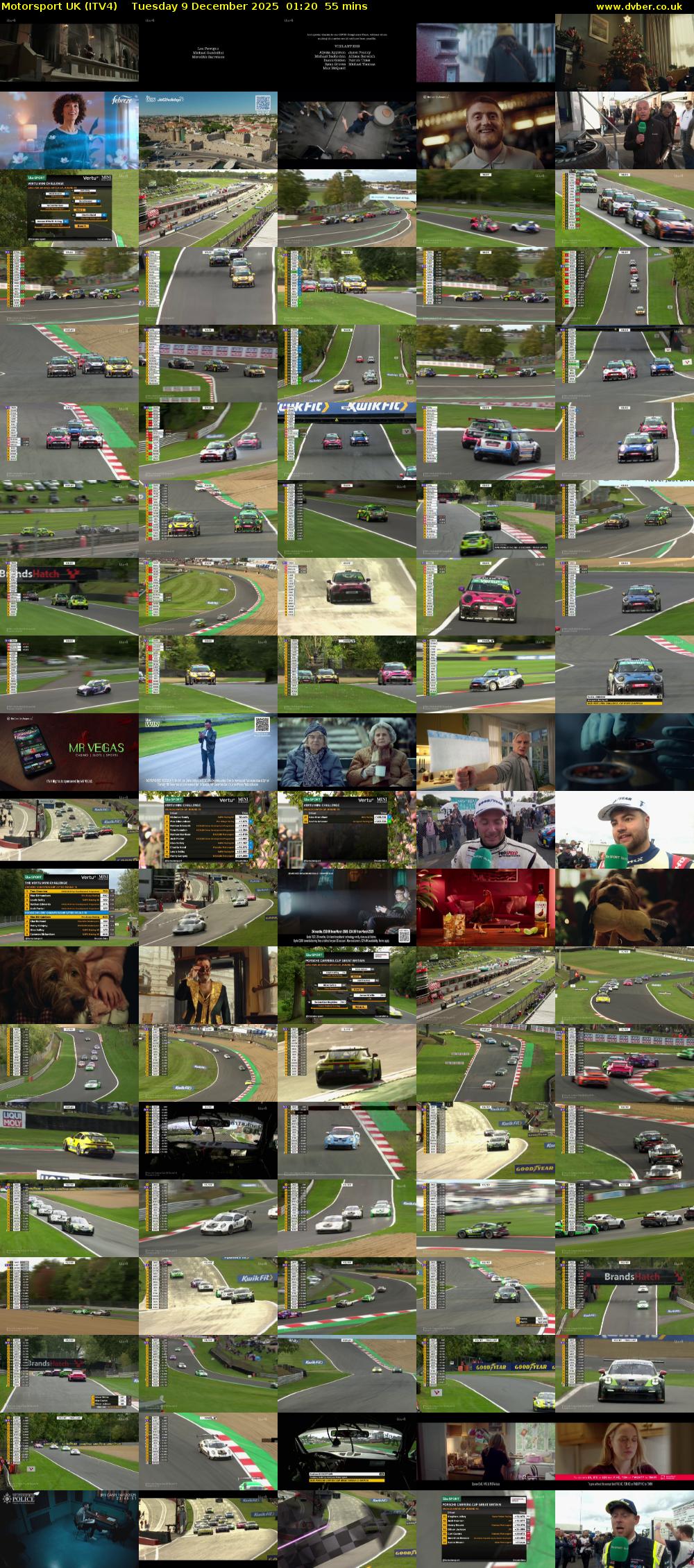 Motorsport UK (ITV4) Tuesday 9 December 2025 01:20 - 02:15