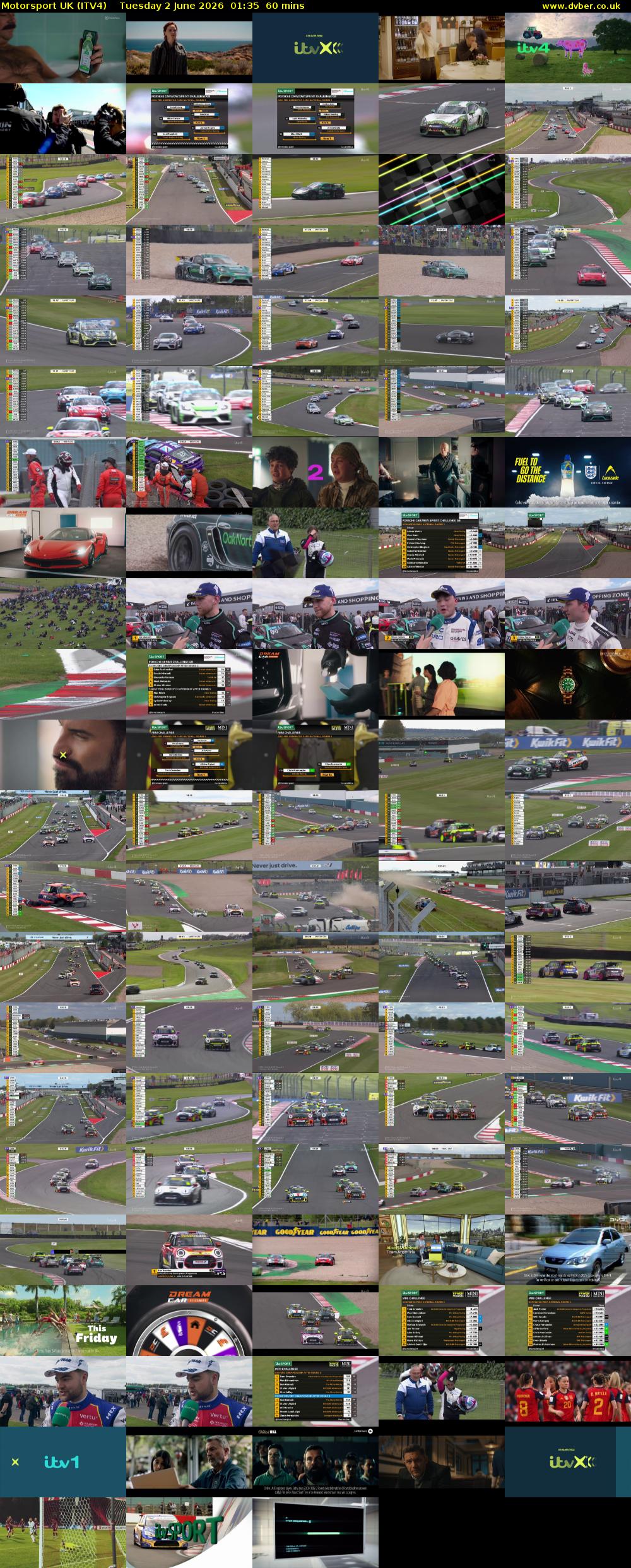 Motorsport UK (ITV4) Tuesday 2 June 2026 01:35 - 02:35