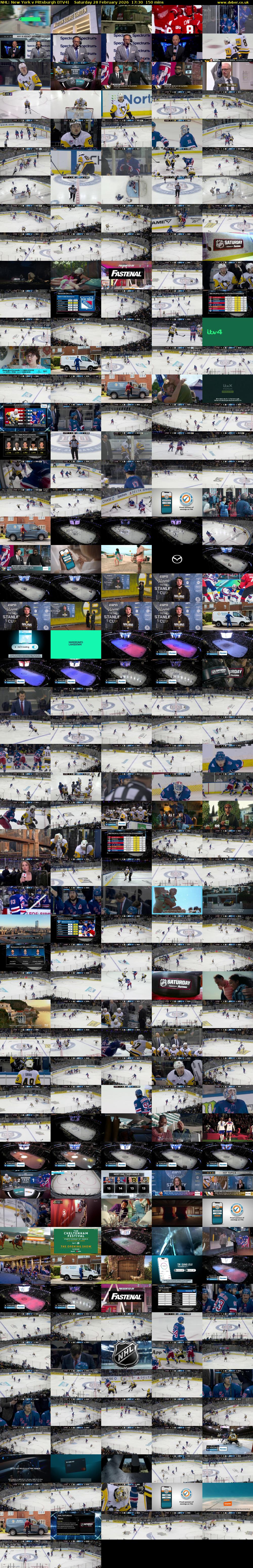 NHL: New York v Pittsburgh (ITV4) Saturday 28 February 2026 17:30 - 20:00