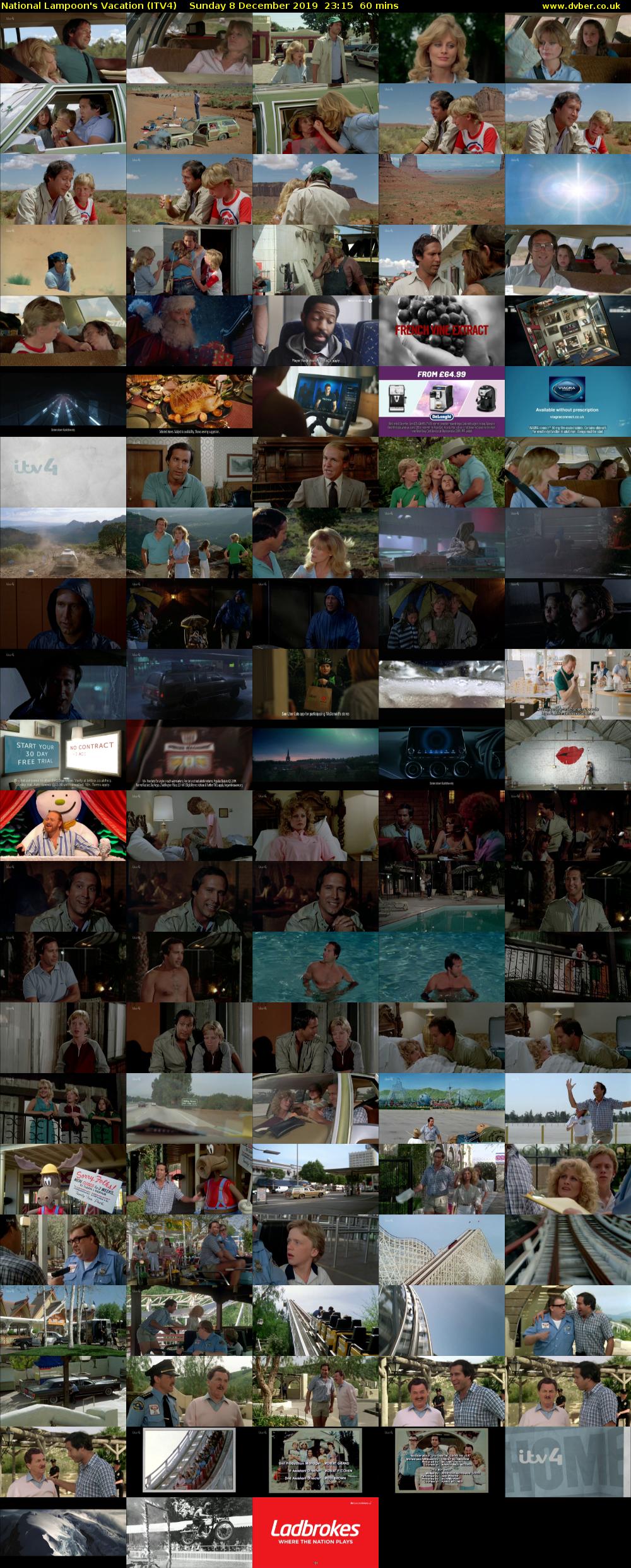 National Lampoon's Vacation (ITV4) Sunday 8 December 2019 23:15 - 00:15
