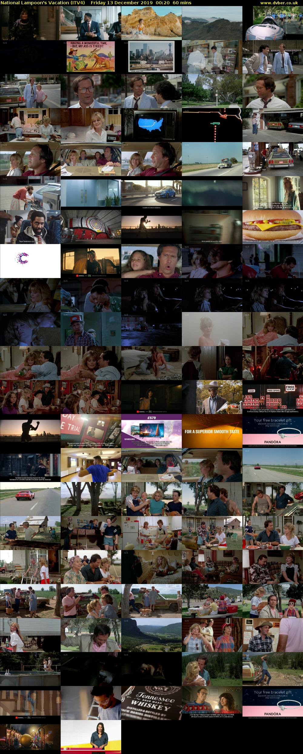 National Lampoon's Vacation (ITV4) Friday 13 December 2019 00:20 - 01:20