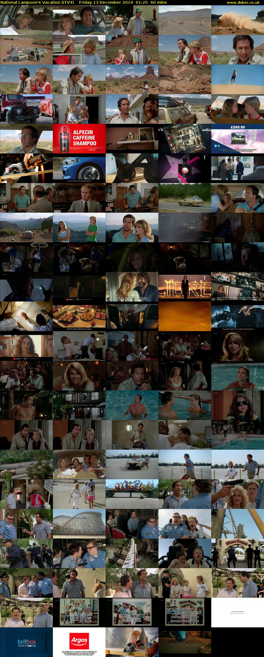 National Lampoon's Vacation (ITV4) Friday 13 December 2019 01:25 - 02:25