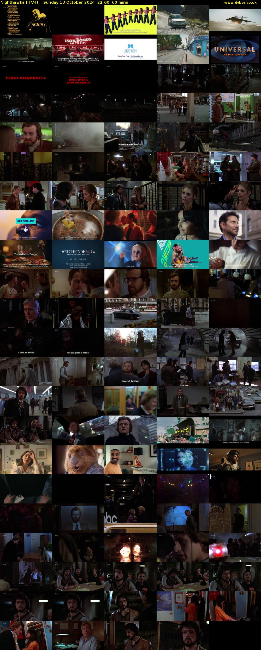 Nighthawks (ITV4) Sunday 13 October 2024 22:00 - 23:00