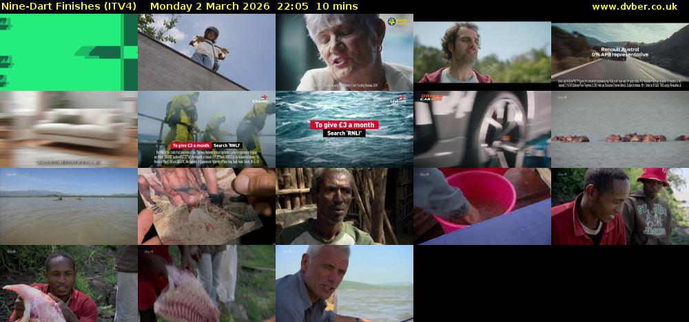 Nine-Dart Finishes (ITV4) Monday 2 March 2026 22:05 - 22:15