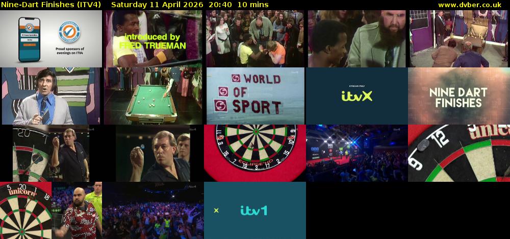 Nine-Dart Finishes (ITV4) Saturday 11 April 2026 20:40 - 20:50