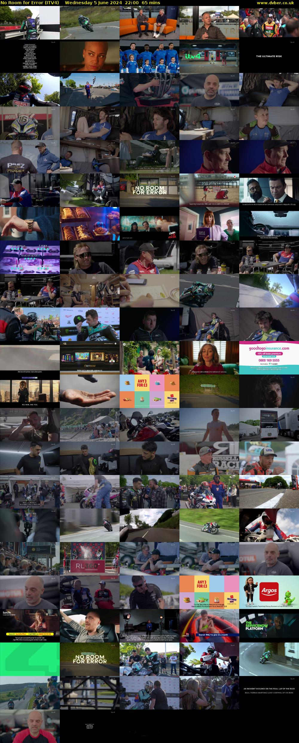 No Room for Error (ITV4) Wednesday 5 June 2024 22:00 - 23:05