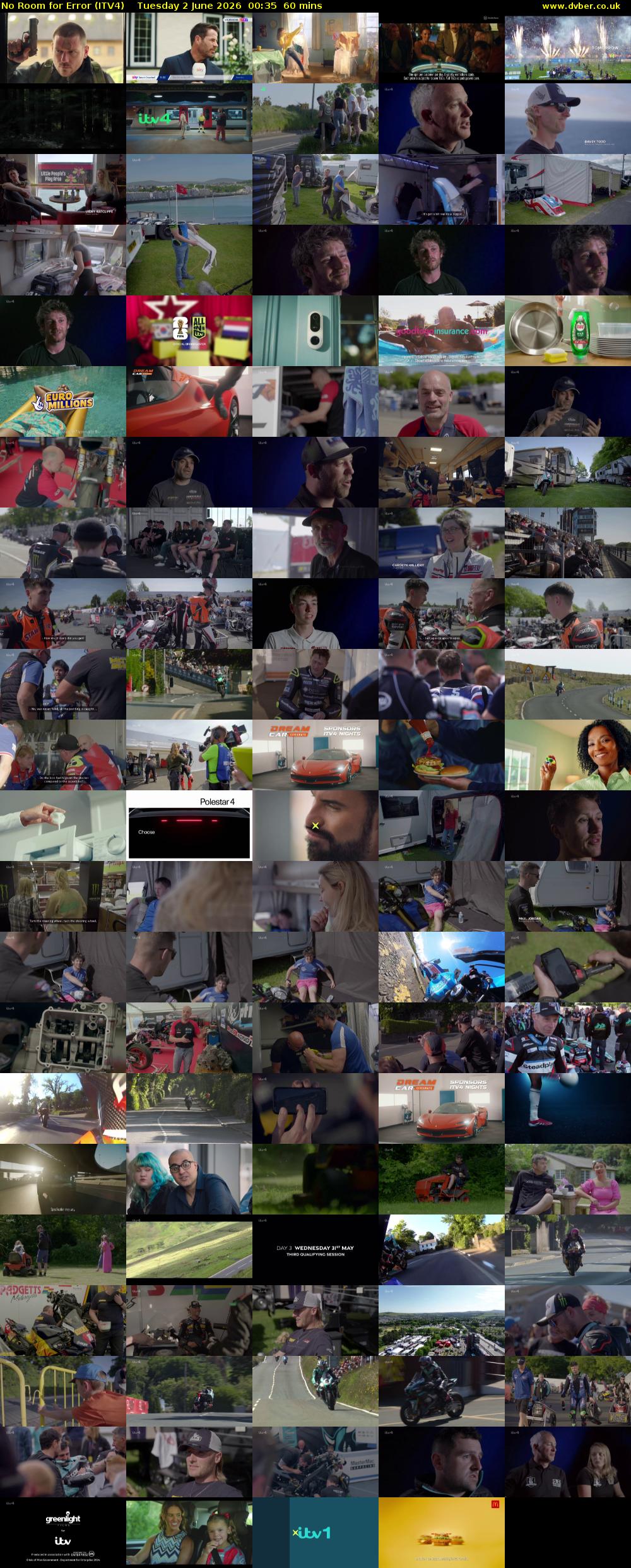 No Room for Error (ITV4) Tuesday 2 June 2026 00:35 - 01:35