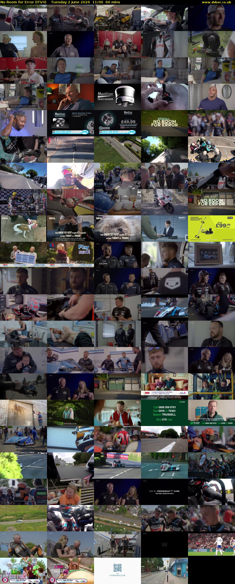 No Room for Error (ITV4) Tuesday 2 June 2026 11:00 - 12:00