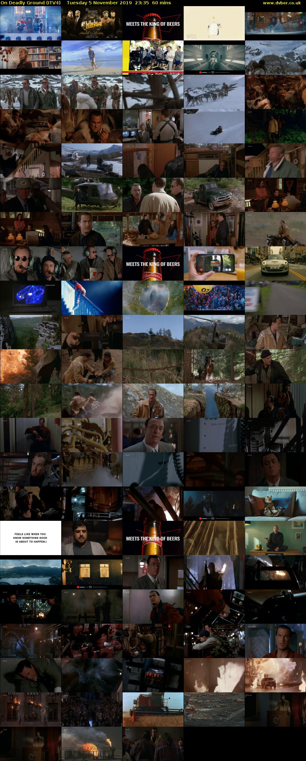 On Deadly Ground (ITV4) Tuesday 5 November 2019 23:35 - 00:35