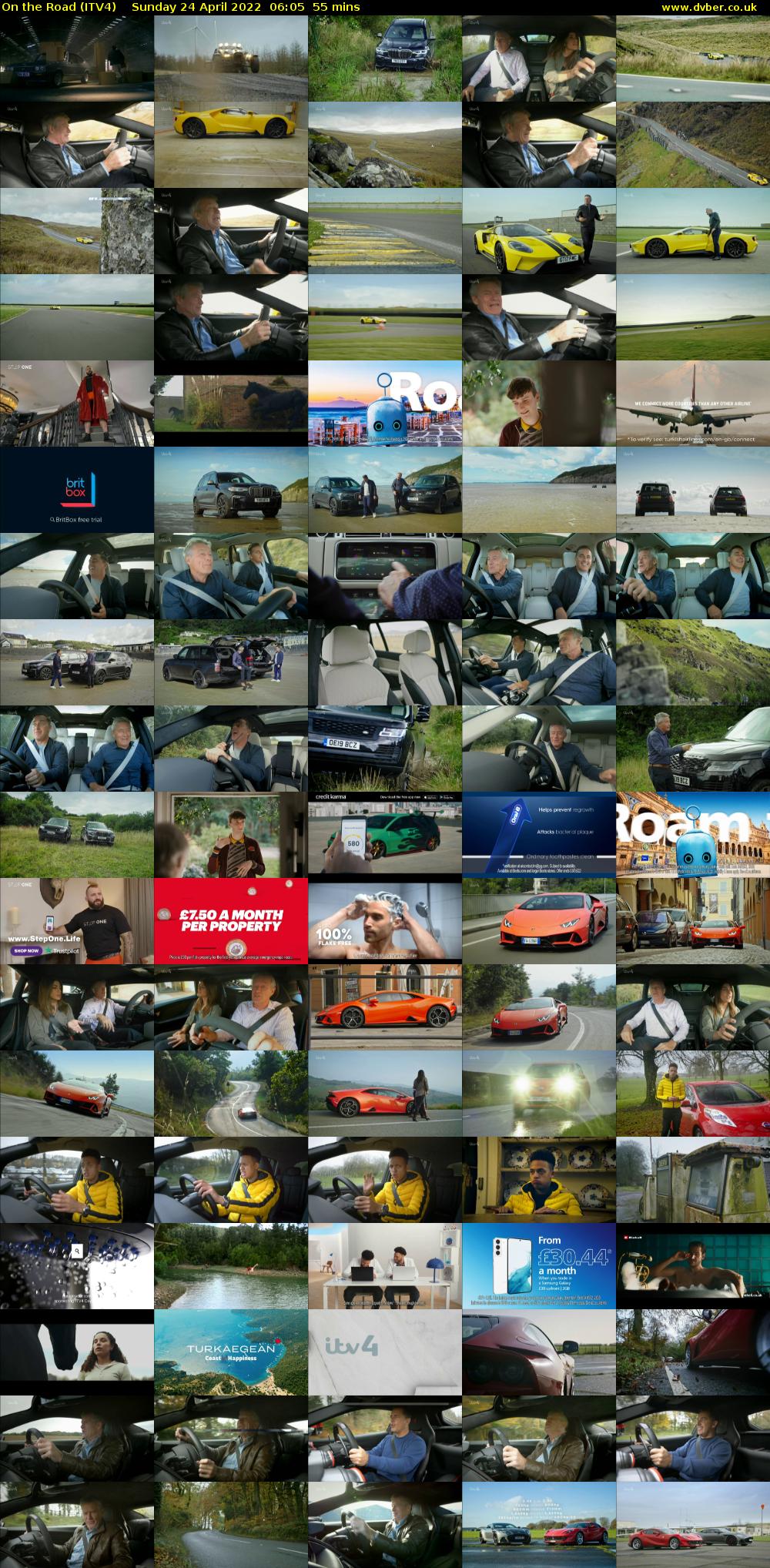 On the Road (ITV4) Sunday 24 April 2022 06:05 - 07:00
