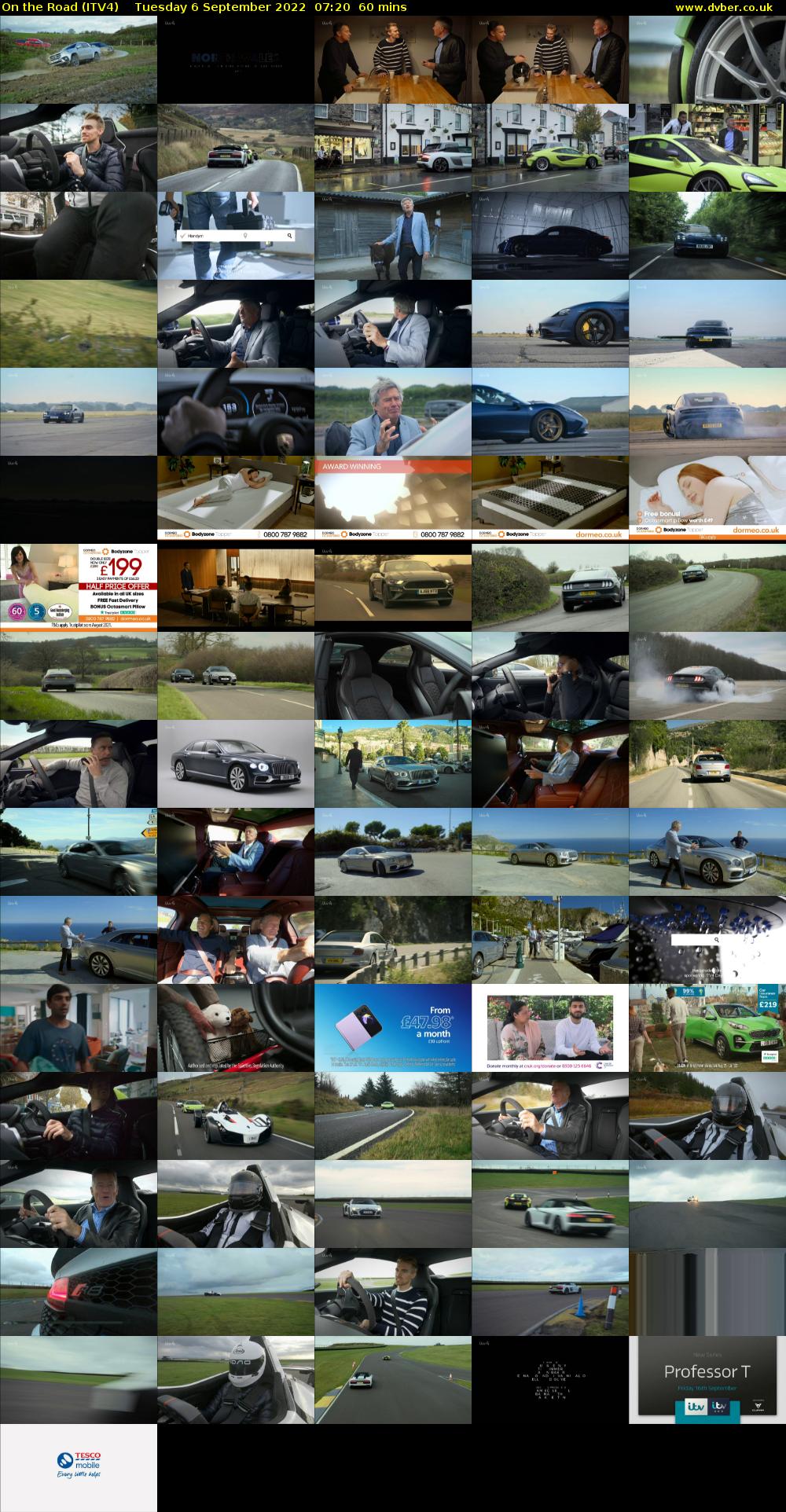 On the Road (ITV4) Tuesday 6 September 2022 07:20 - 08:20