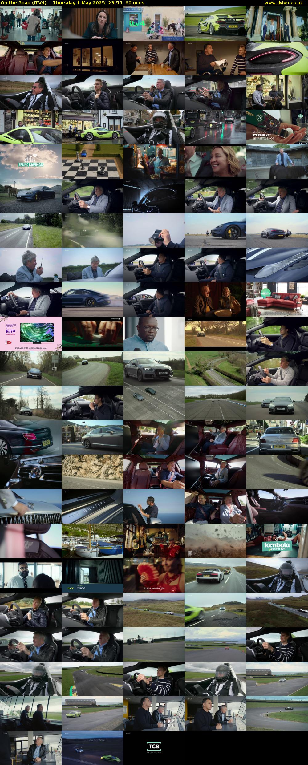 On the Road (ITV4) Thursday 1 May 2025 23:55 - 00:55
