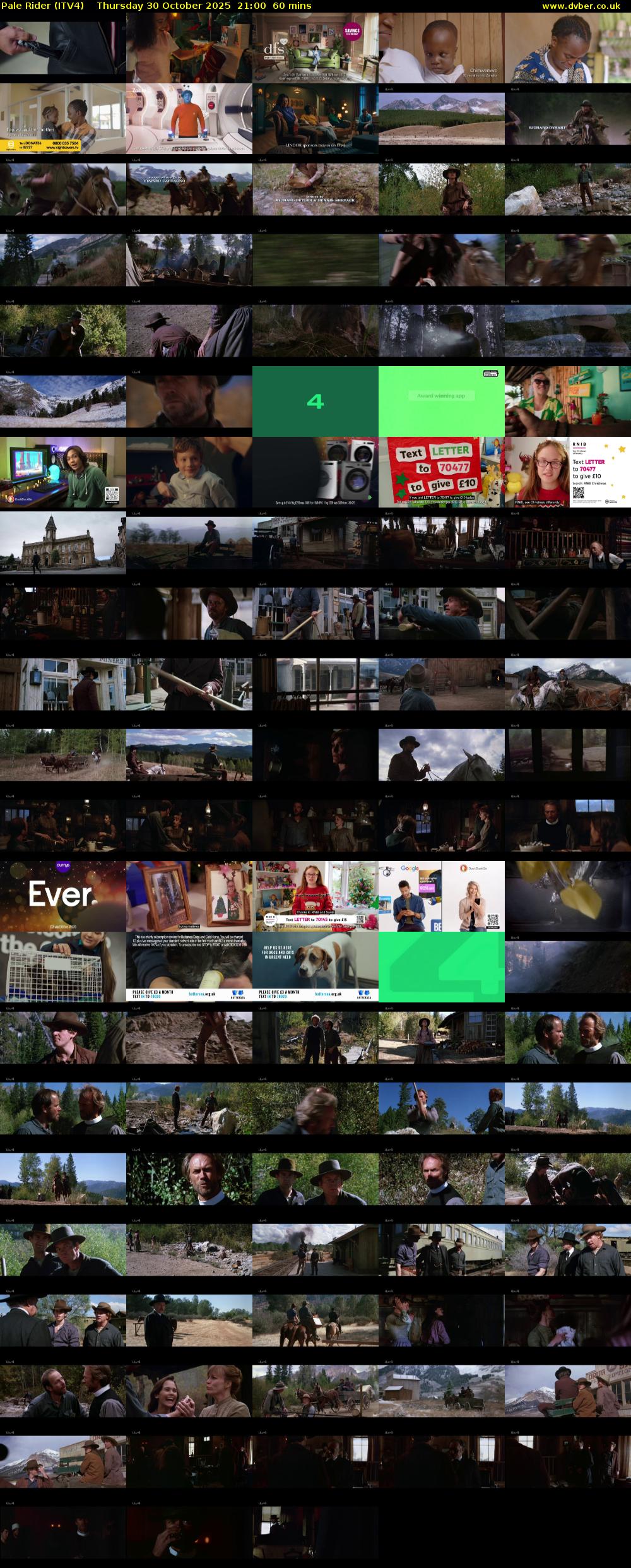 Pale Rider (ITV4) Thursday 30 October 2025 21:00 - 22:00