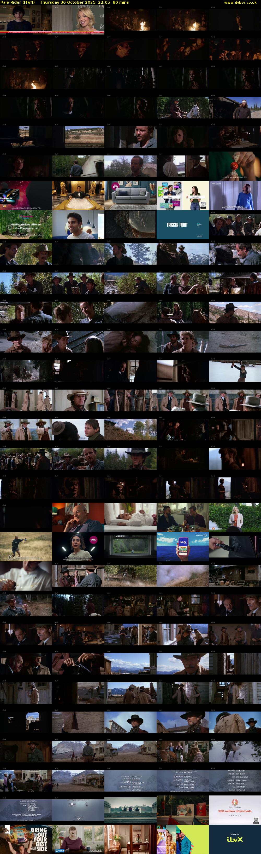 Pale Rider (ITV4) Thursday 30 October 2025 22:05 - 23:25