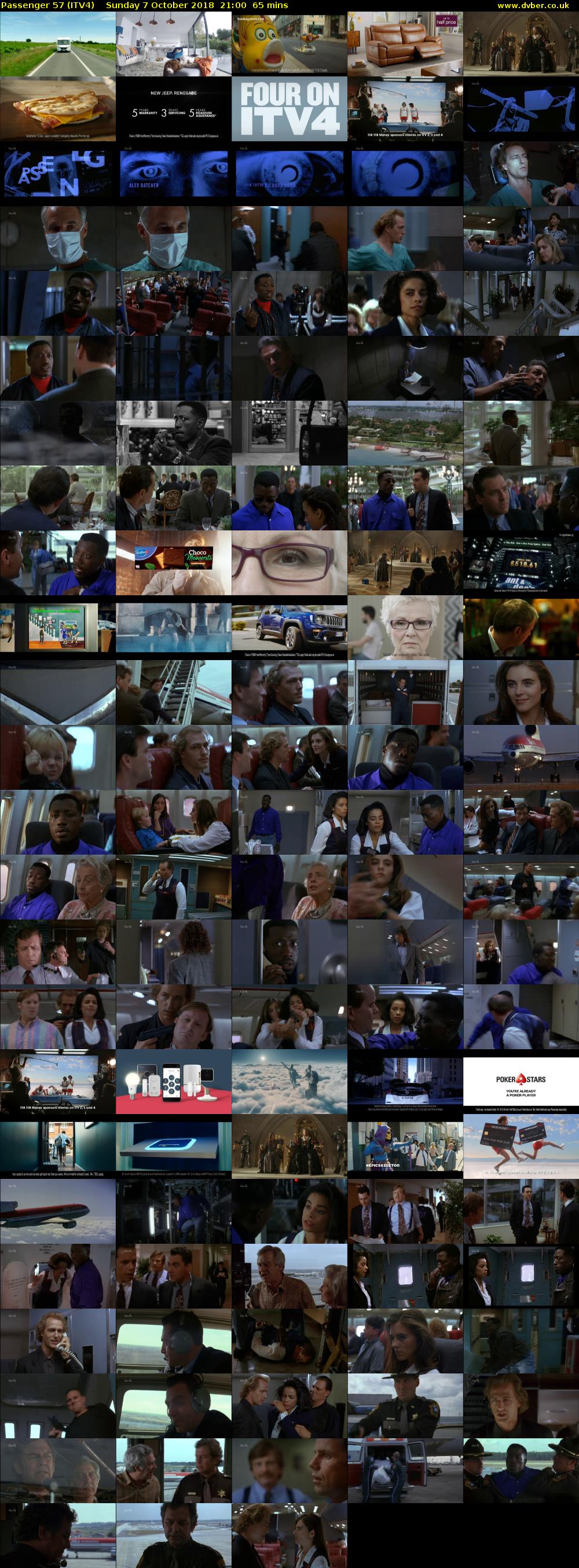 Passenger 57 (ITV4) Sunday 7 October 2018 21:00 - 22:05