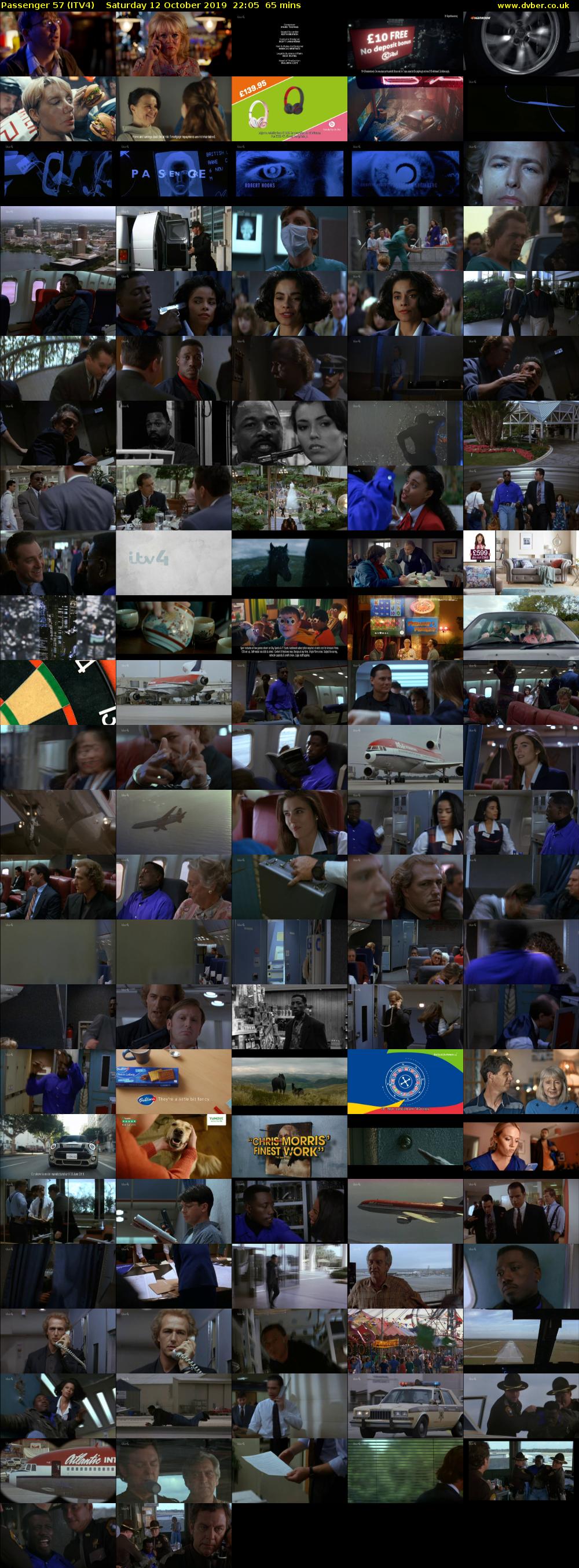 Passenger 57 (ITV4) Saturday 12 October 2019 22:05 - 23:10