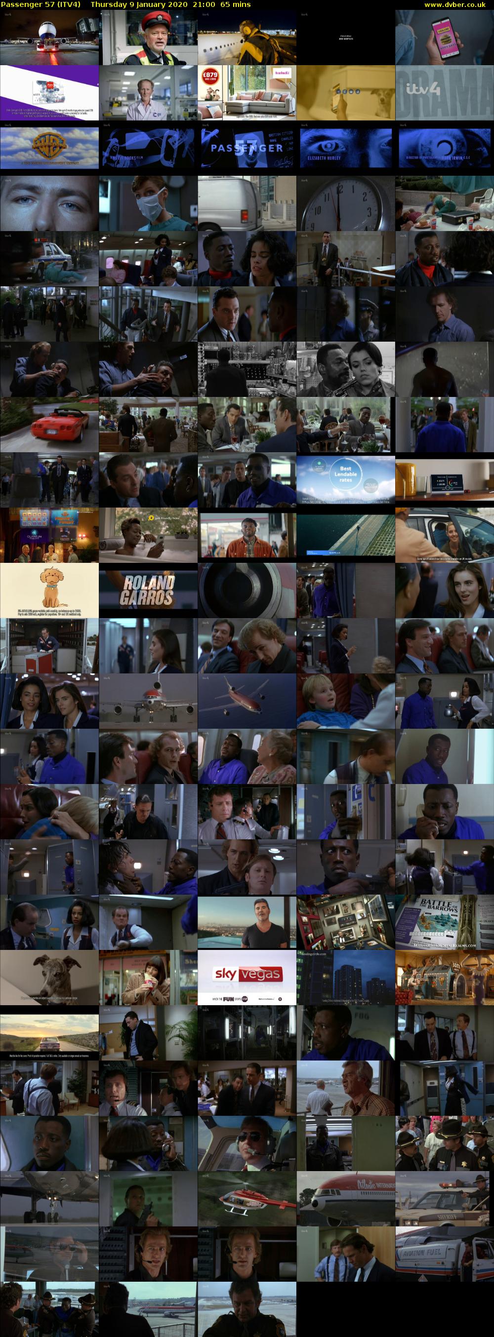 Passenger 57 (ITV4) Thursday 9 January 2020 21:00 - 22:05
