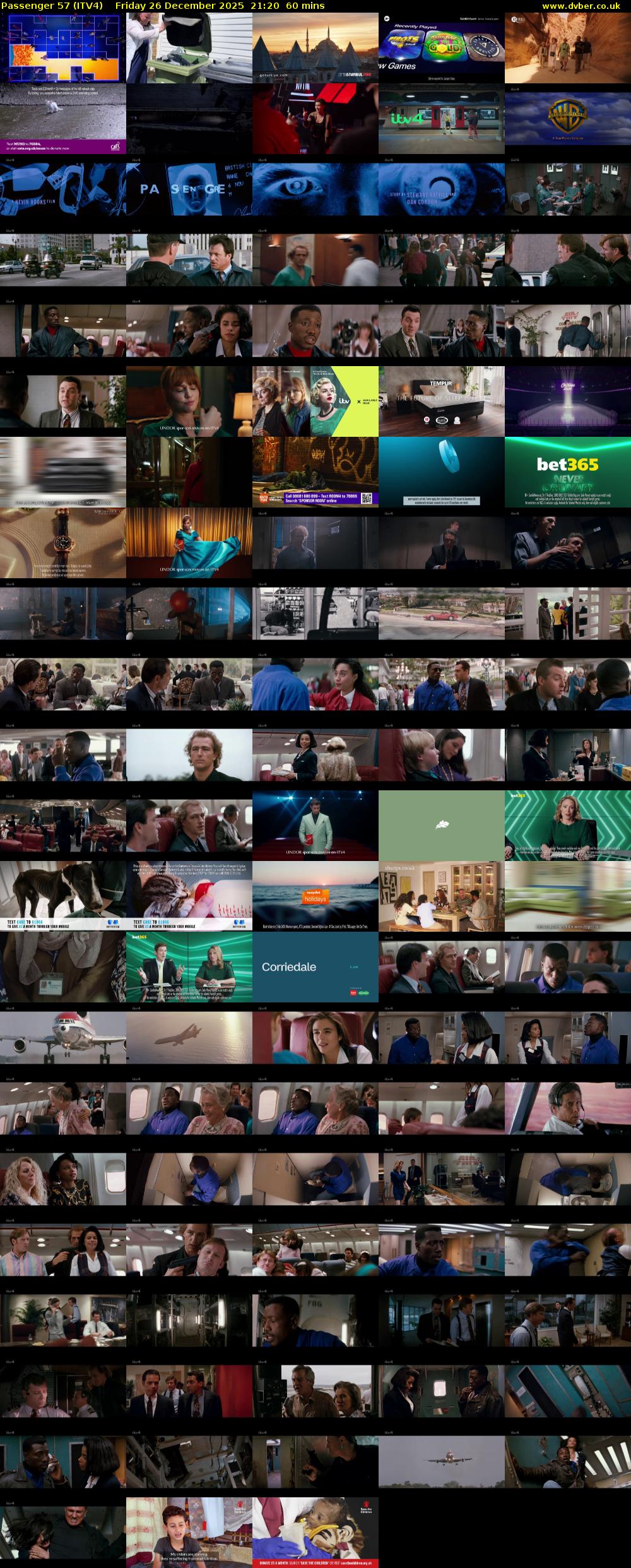 Passenger 57 (ITV4) Friday 26 December 2025 21:20 - 22:20