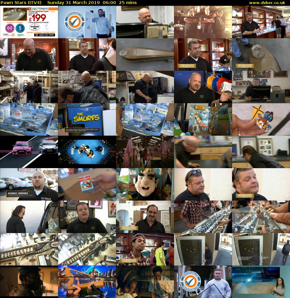 Pawn Stars (ITV4) Sunday 31 March 2019 06:00 - 06:25