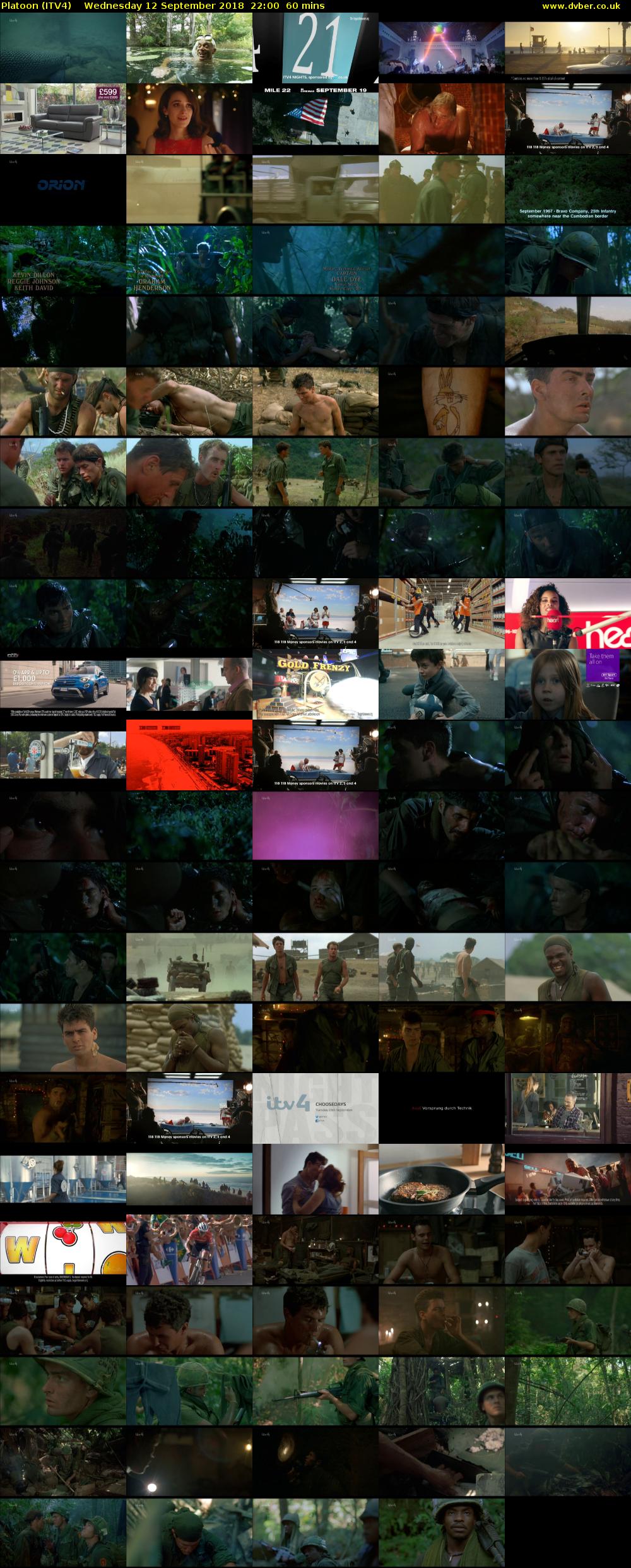Platoon (ITV4) Wednesday 12 September 2018 22:00 - 23:00