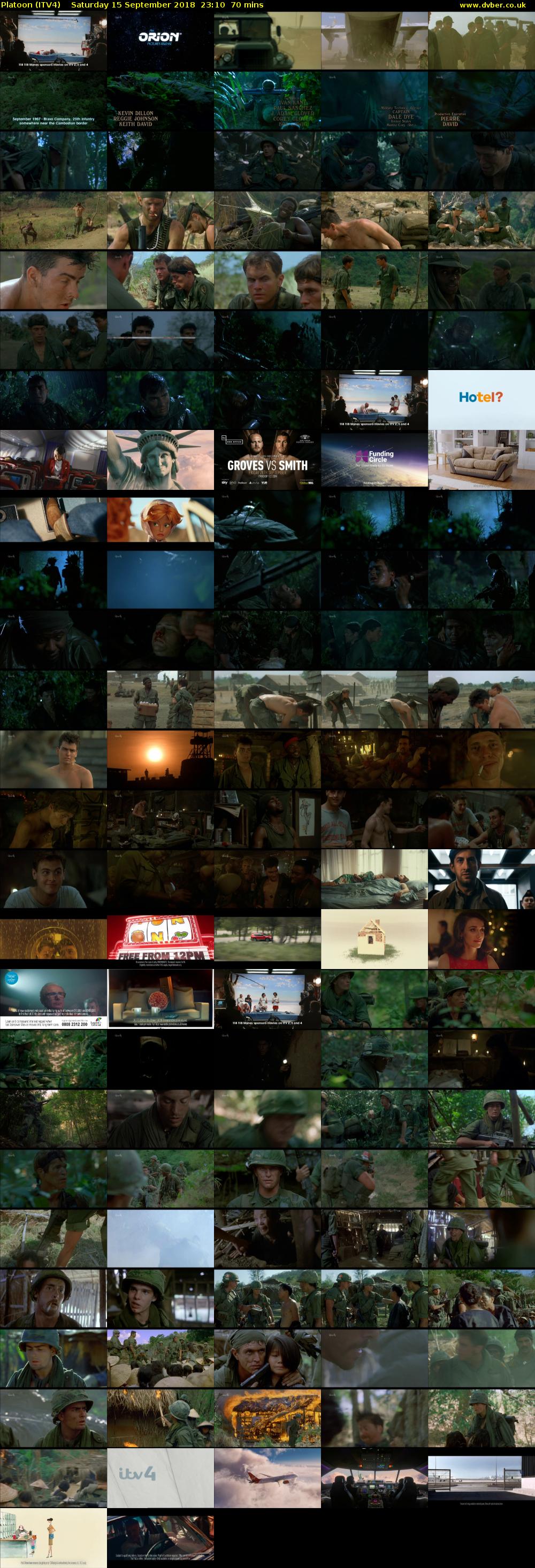 Platoon (ITV4) Saturday 15 September 2018 23:10 - 00:20