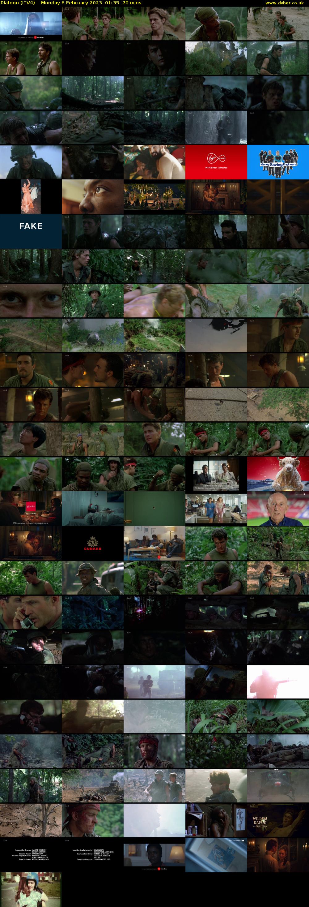 Platoon (ITV4) Monday 6 February 2023 01:35 - 02:45