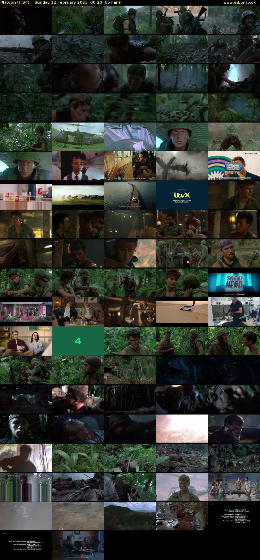 Platoon (ITV4) Sunday 12 February 2023 00:20 - 01:25