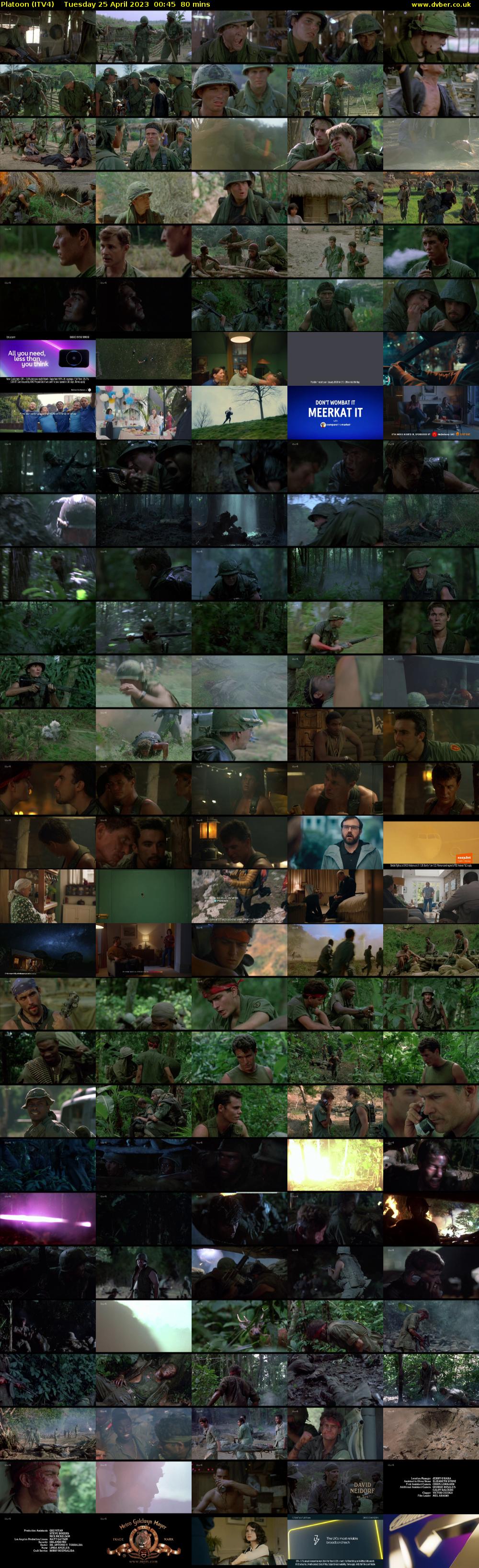 Platoon (ITV4) Tuesday 25 April 2023 00:45 - 02:05