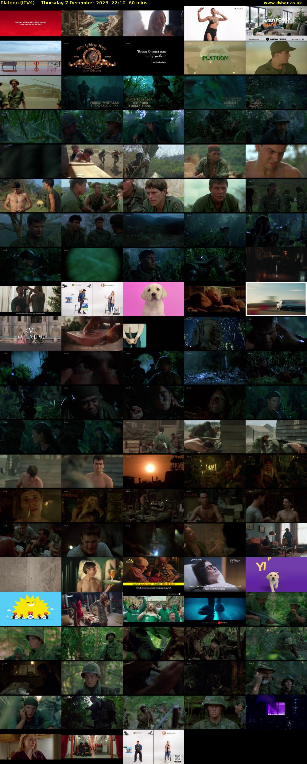 Platoon (ITV4) Thursday 7 December 2023 22:10 - 23:10