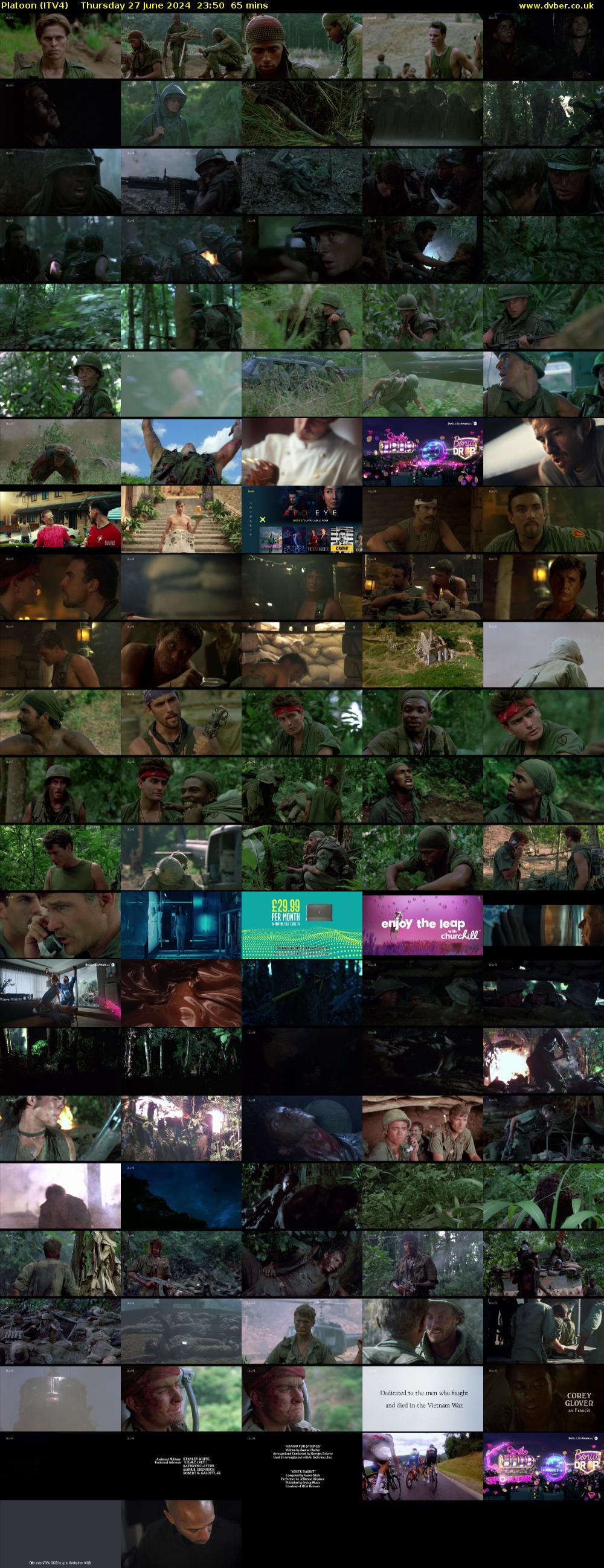 Platoon (ITV4) Thursday 27 June 2024 23:50 - 00:55