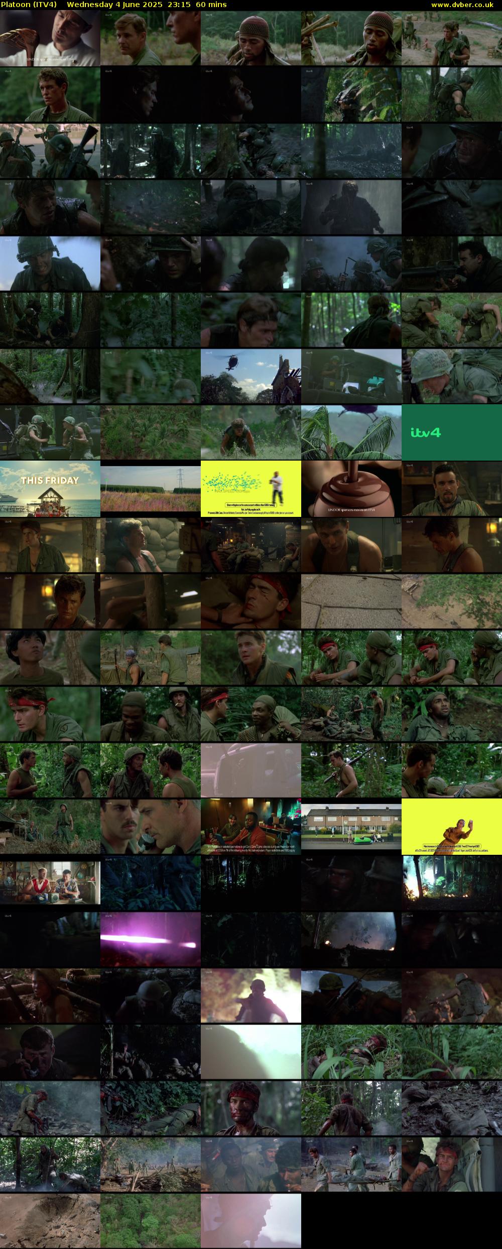 Platoon (ITV4) Wednesday 4 June 2025 23:15 - 00:15