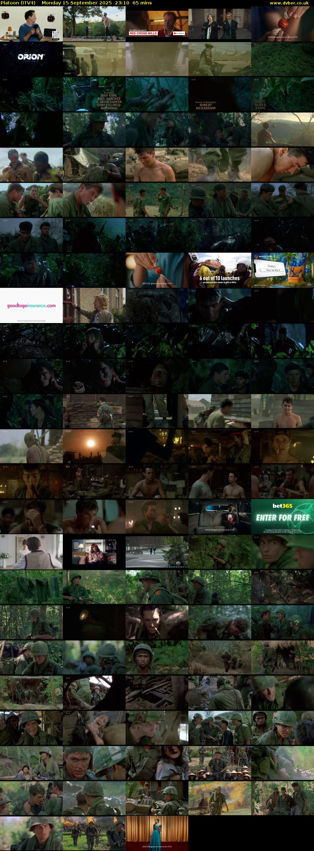 Platoon (ITV4) Monday 15 September 2025 23:10 - 00:15