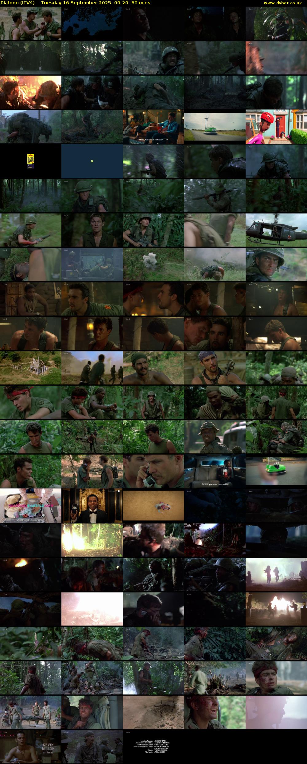Platoon (ITV4) Tuesday 16 September 2025 00:20 - 01:20