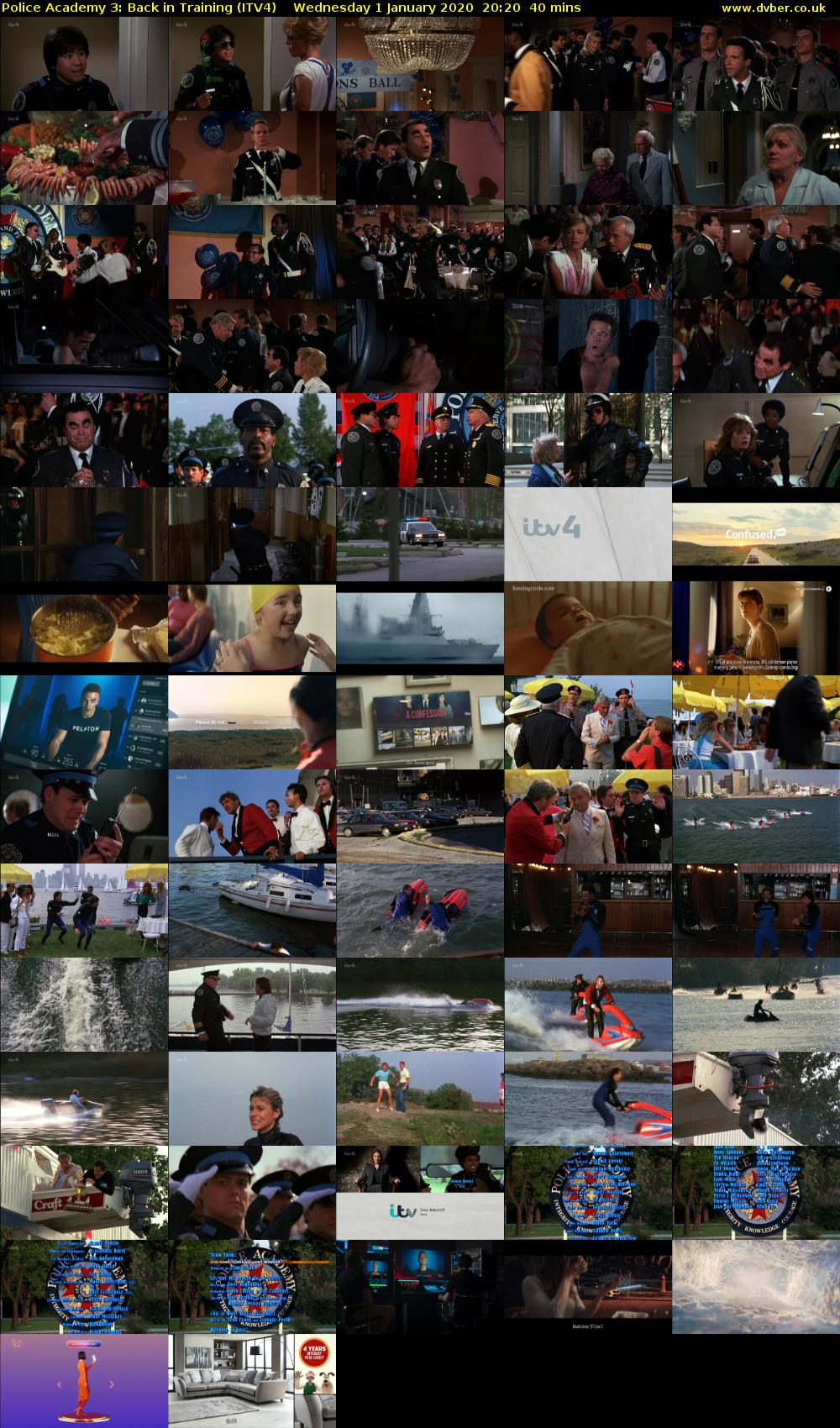 Police Academy 3: Back in Training (ITV4) Wednesday 1 January 2020 20:20 - 21:00