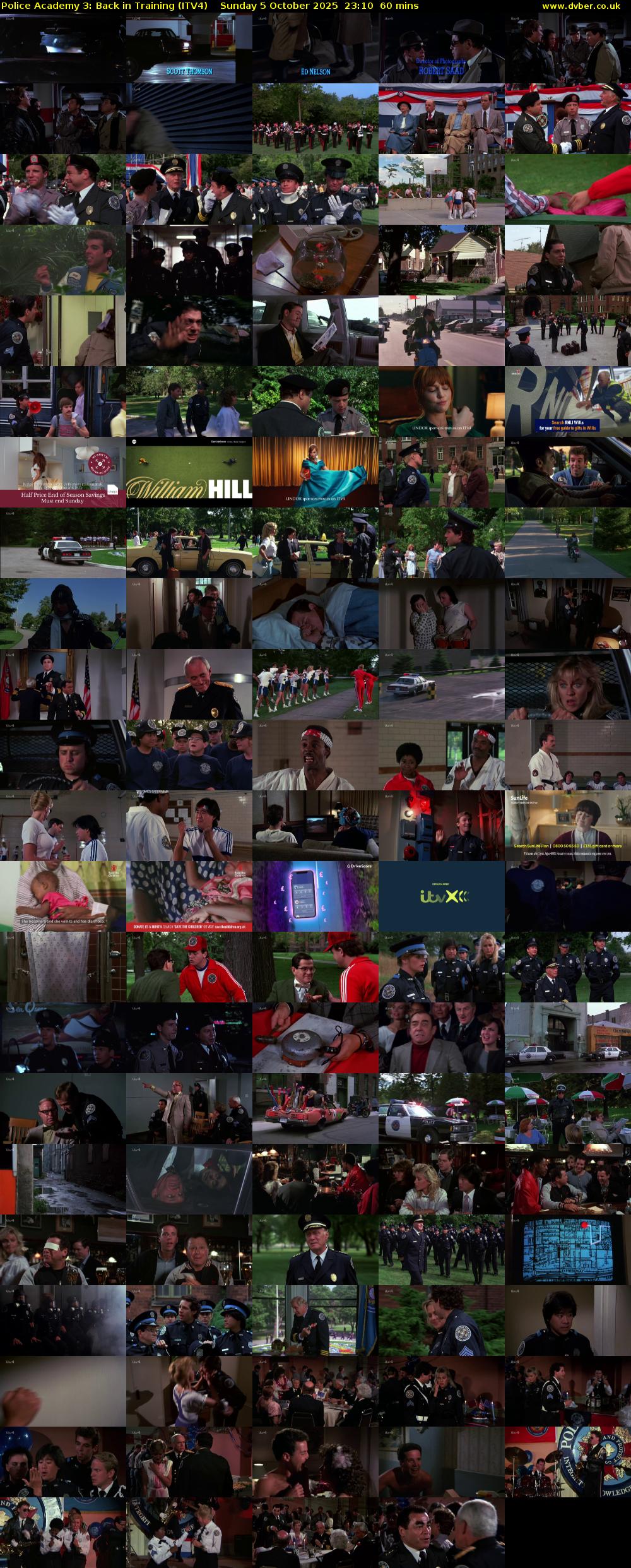 Police Academy 3: Back in Training (ITV4) Sunday 5 October 2025 23:10 - 00:10