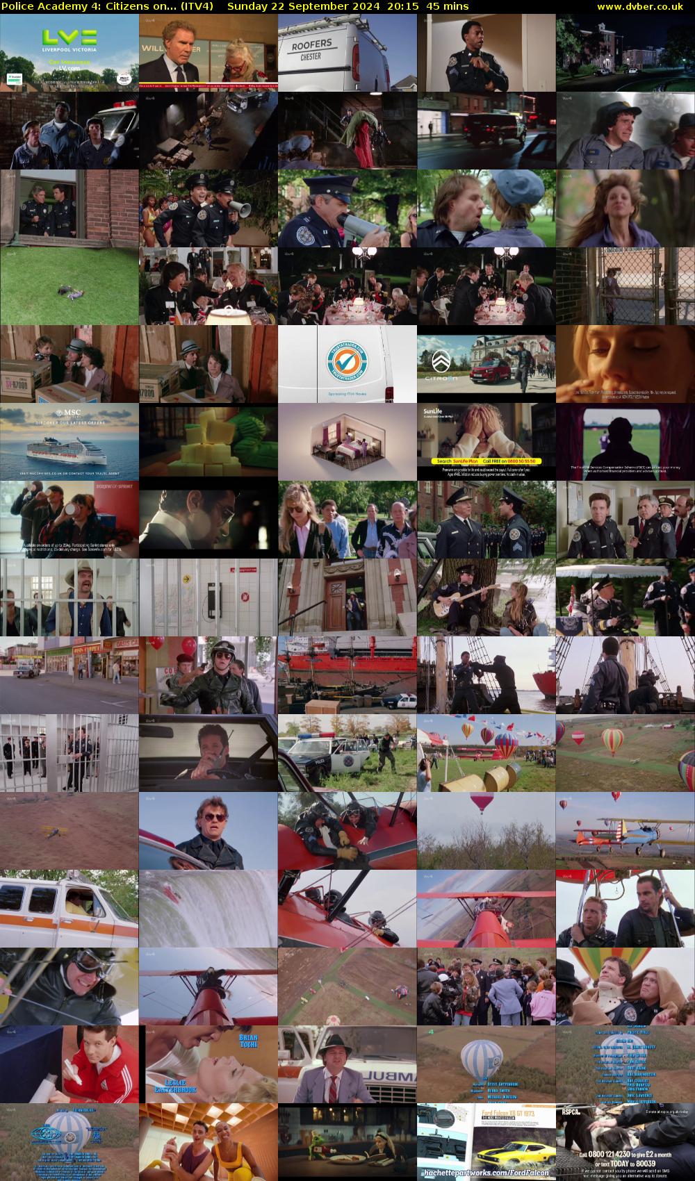 Police Academy 4: Citizens on... (ITV4) Sunday 22 September 2024 20:15 - 21:00