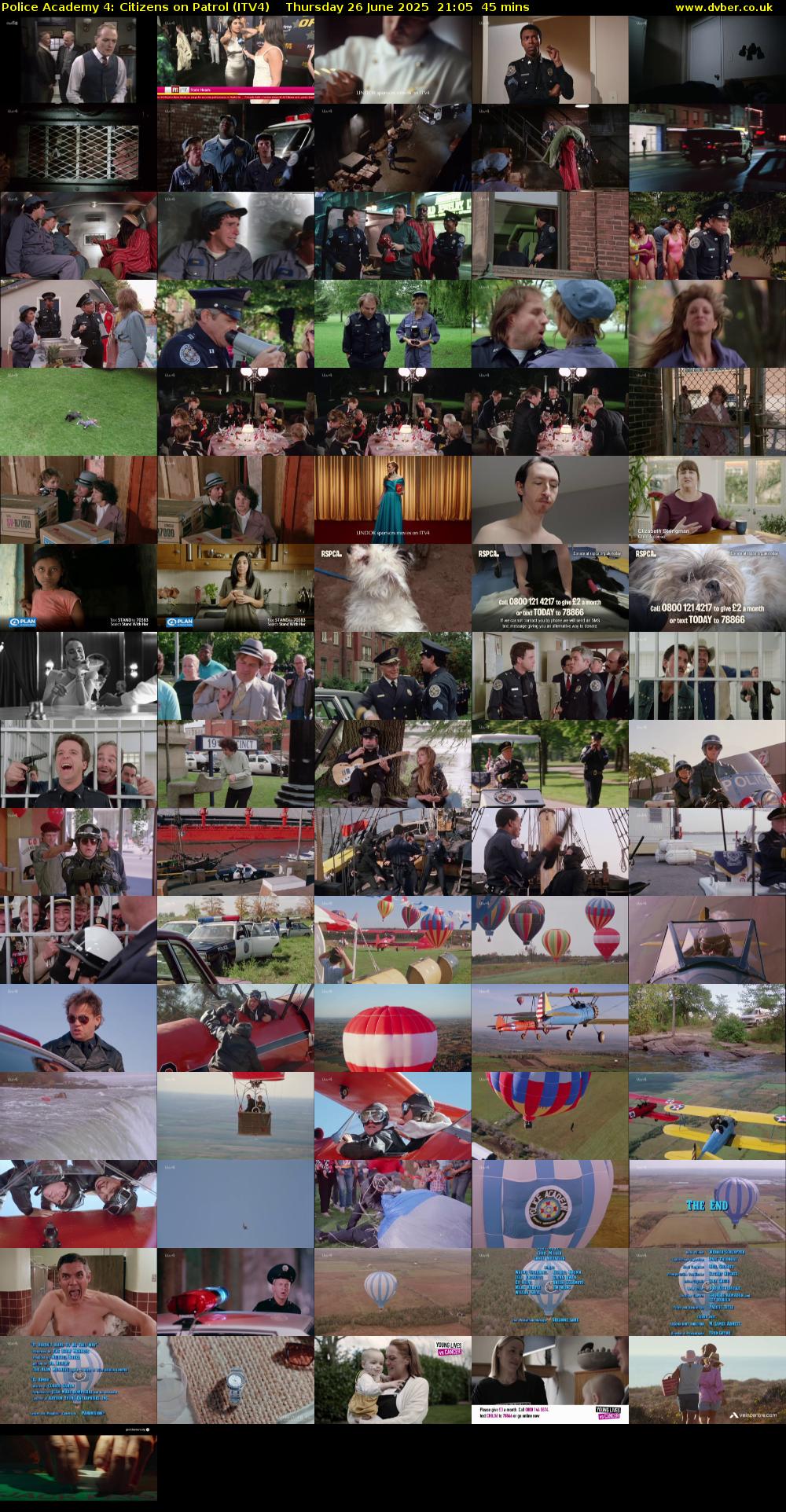 Police Academy 4: Citizens on Patrol (ITV4) Thursday 26 June 2025 21:05 - 21:50