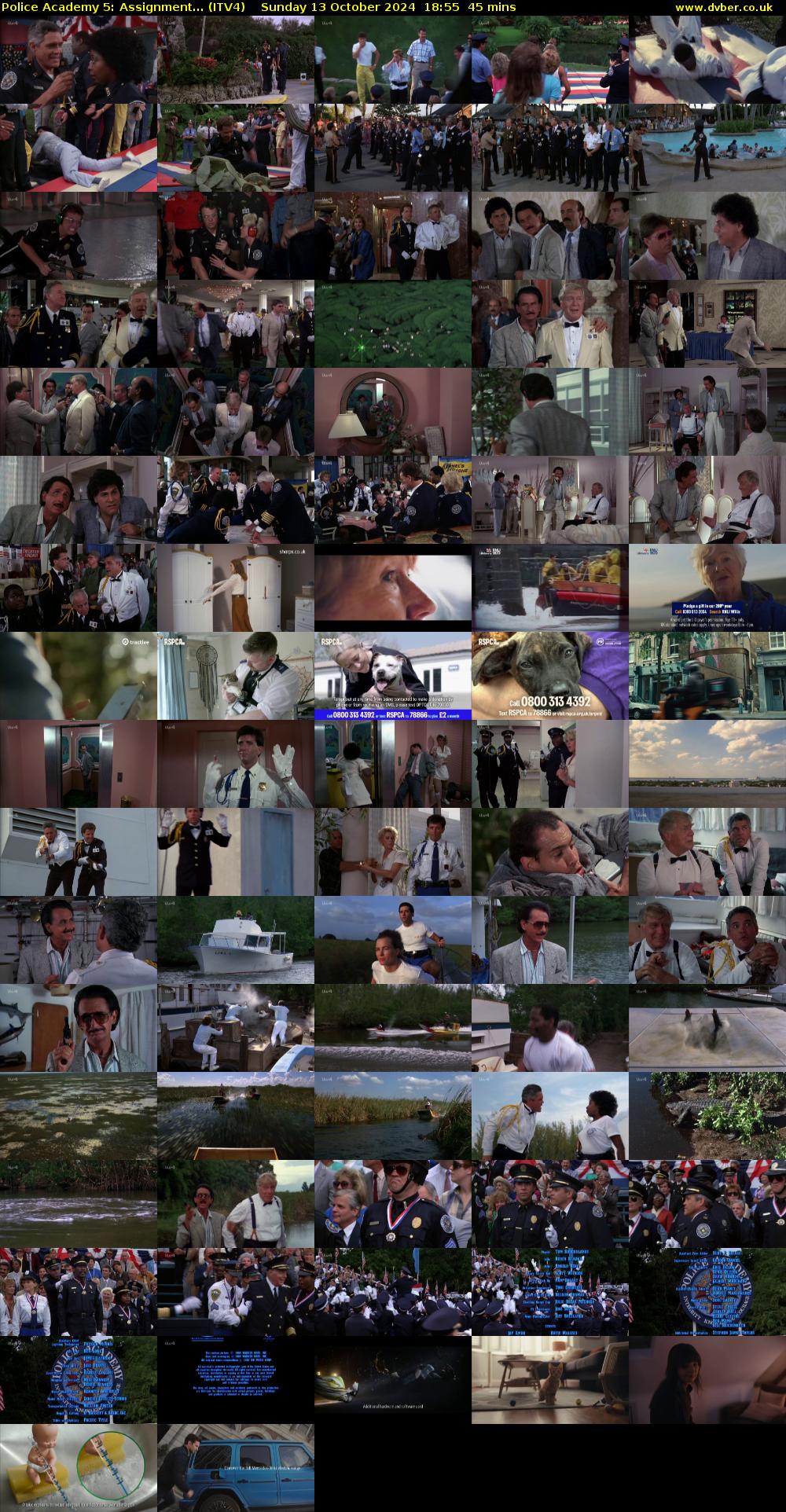 Police Academy 5: Assignment... (ITV4) Sunday 13 October 2024 18:55 - 19:40