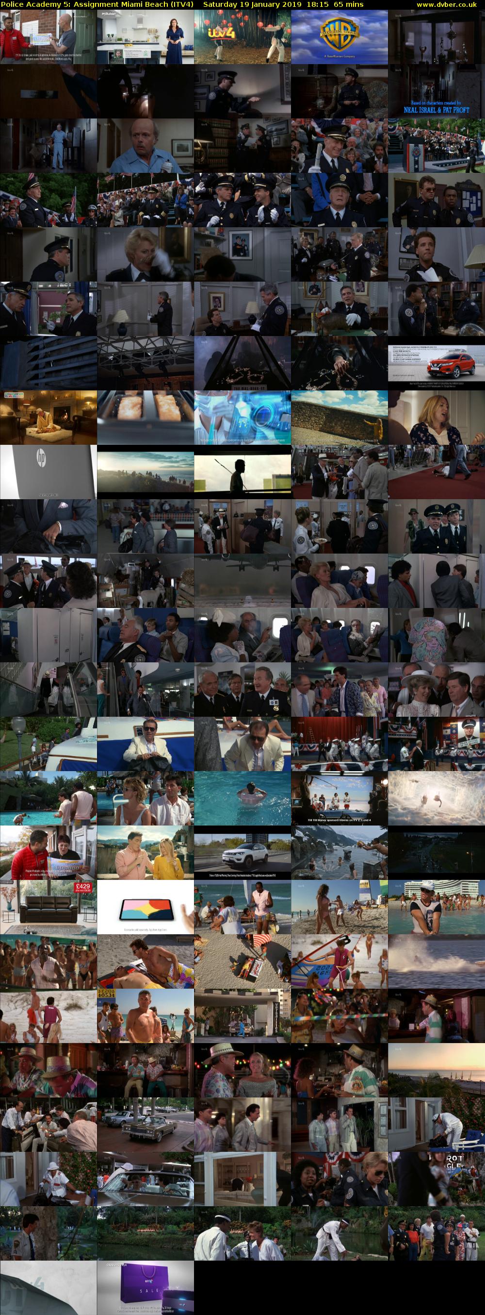 Police Academy 5: Assignment Miami Beach (ITV4) Saturday 19 January 2019 18:15 - 19:20