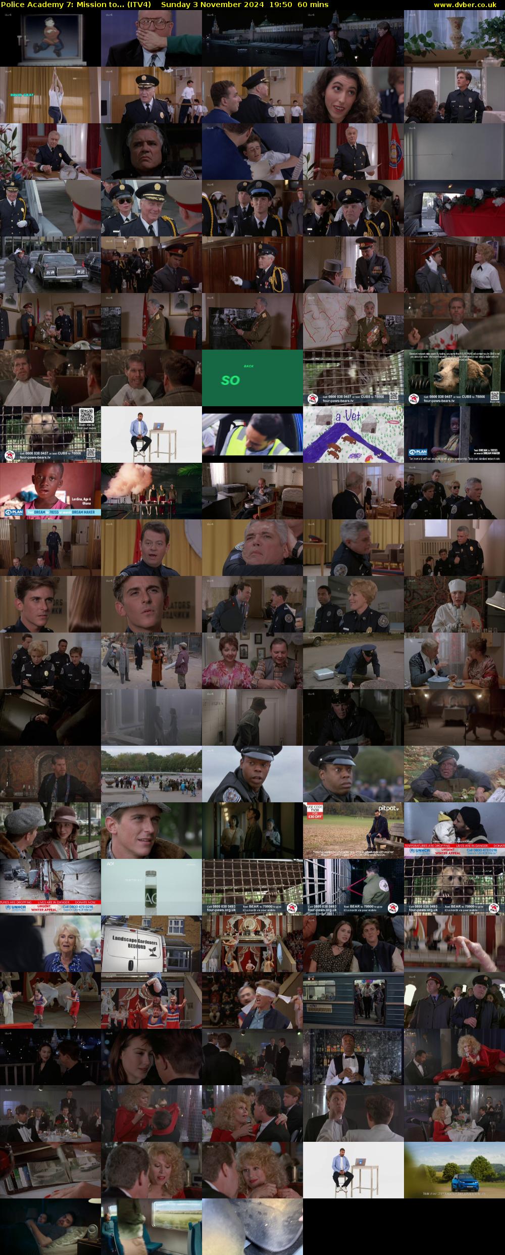 Police Academy 7: Mission to... (ITV4) Sunday 3 November 2024 19:50 - 20:50