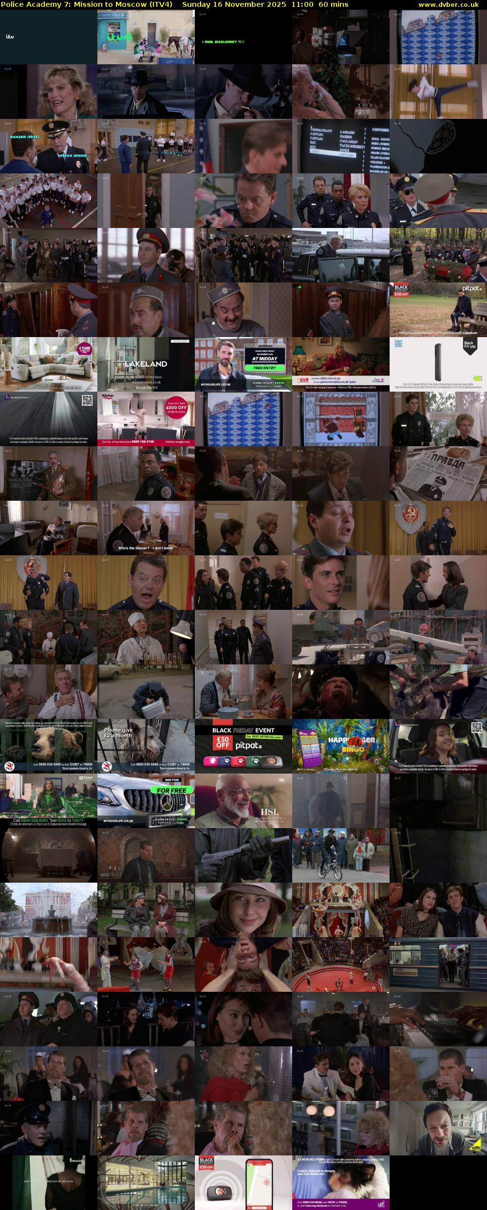 Police Academy 7: Mission to Moscow (ITV4) Sunday 16 November 2025 11:00 - 12:00