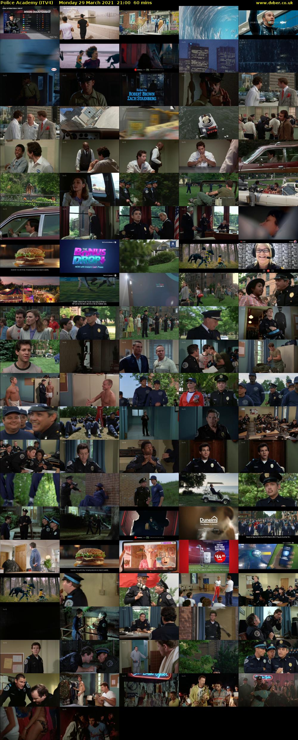 Police Academy (ITV4) Monday 29 March 2021 21:00 - 22:00