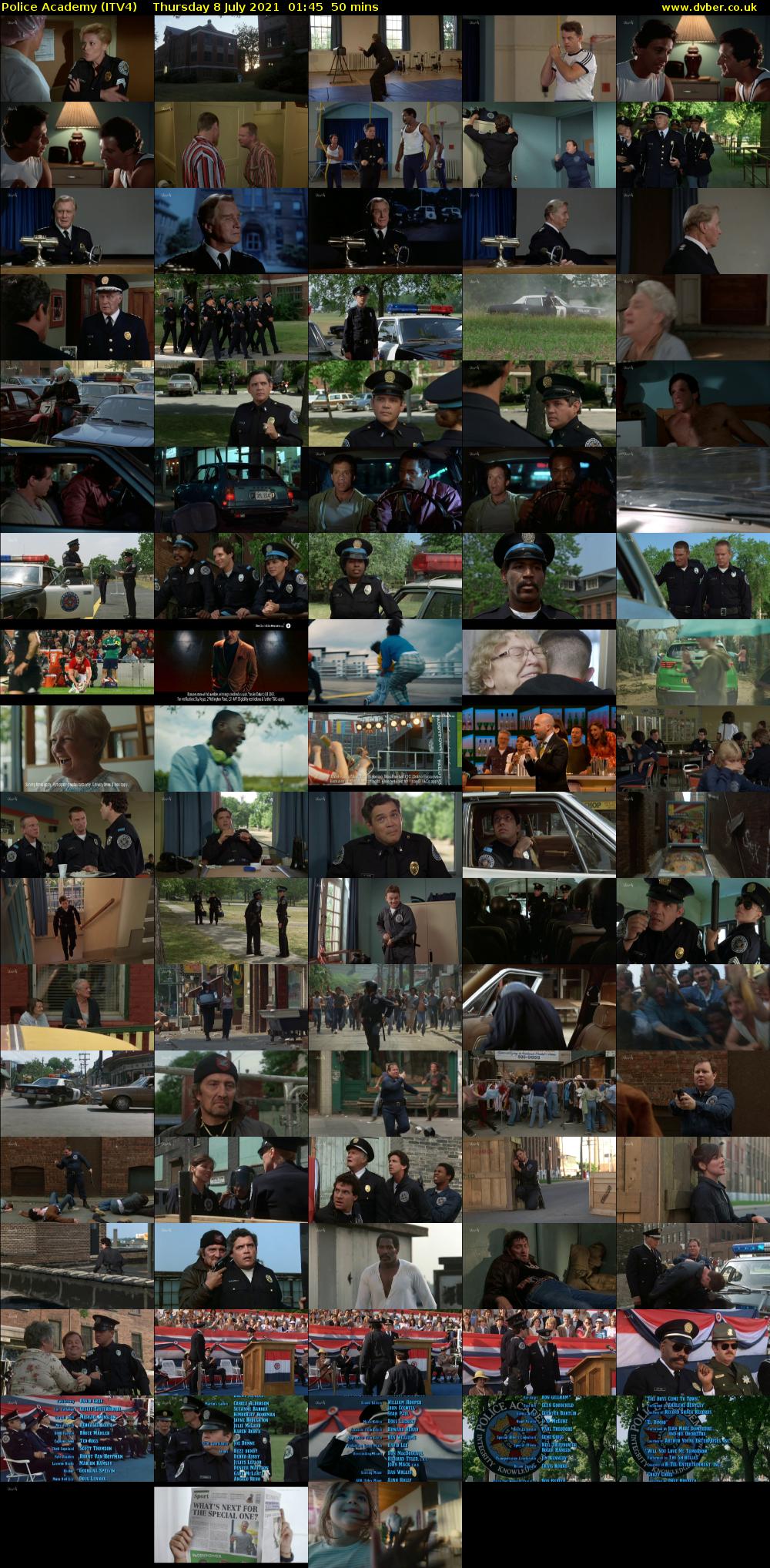 Police Academy (ITV4) Thursday 8 July 2021 01:45 - 02:35
