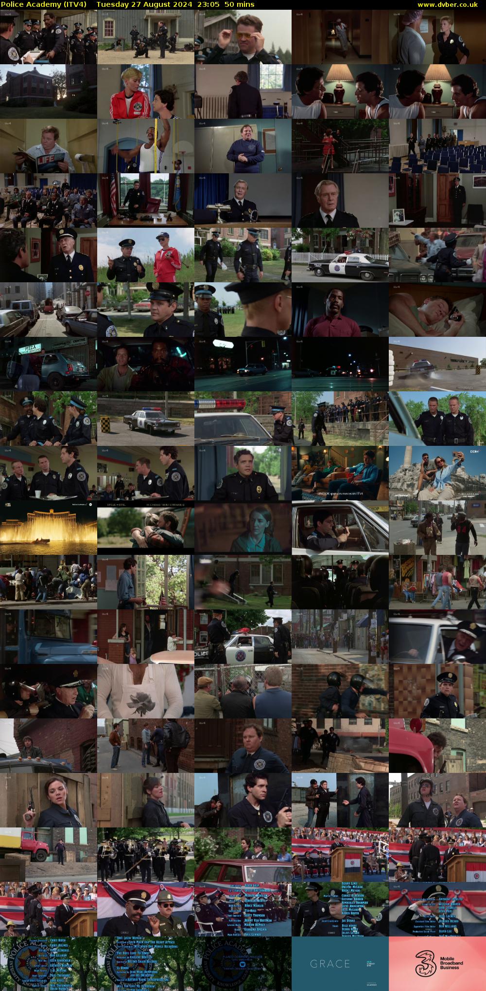 Police Academy (ITV4) Tuesday 27 August 2024 23:05 - 23:55