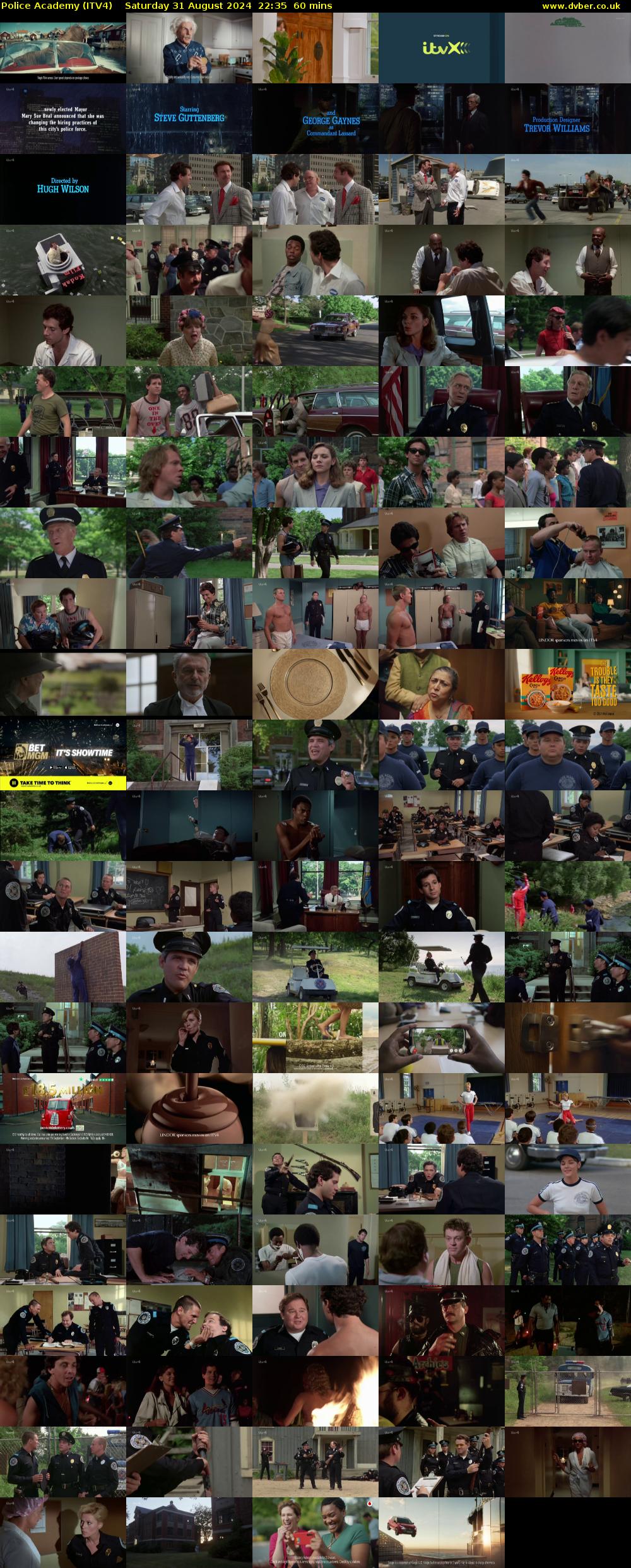 Police Academy (ITV4) Saturday 31 August 2024 22:35 - 23:35