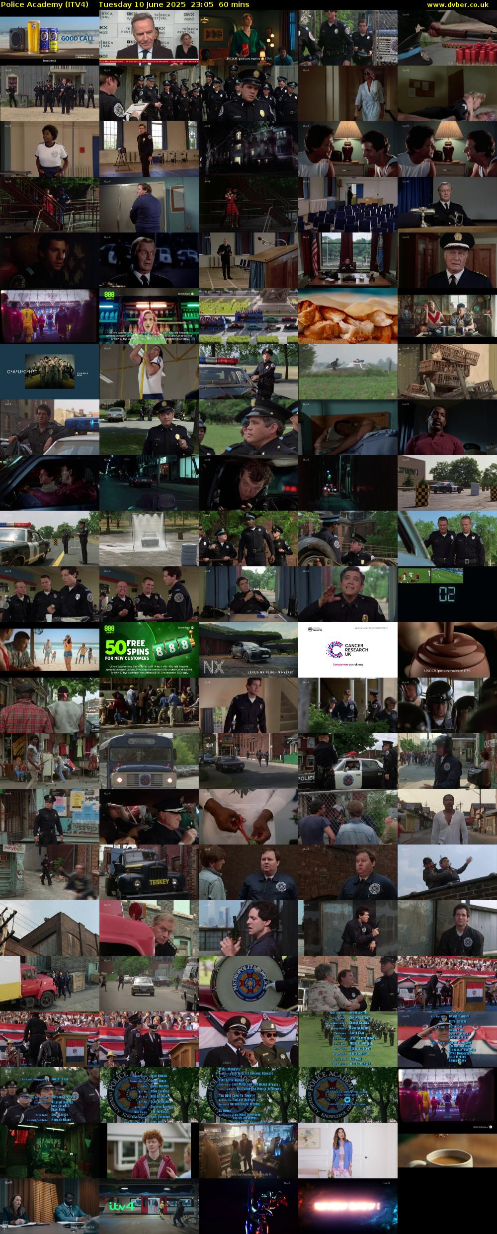 Police Academy (ITV4) Tuesday 10 June 2025 23:05 - 00:05